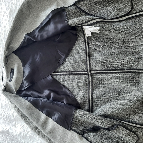 ZARA Grey Oversized Coat | Small | Wool/ Alpaca/ Mohair blend - Picture 6 of 12